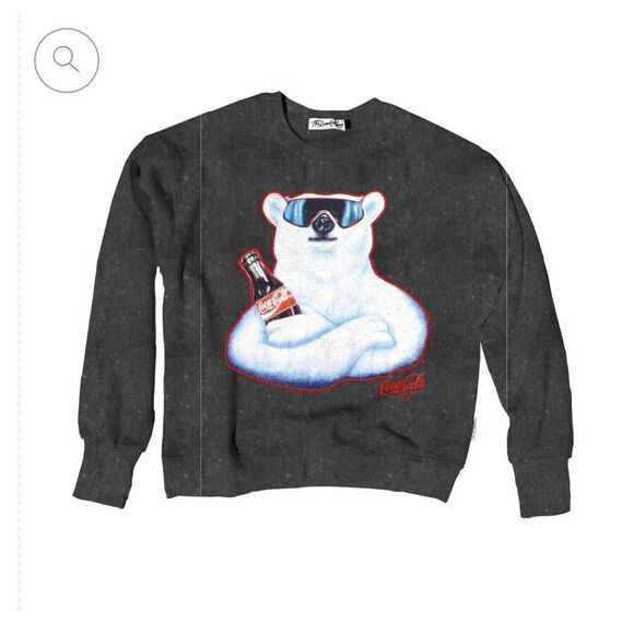POLAR BEAR COCA COLA JUMPER IN Black The Laundry Room New - Picture 9 of 9